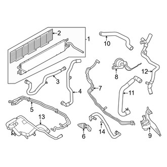 Lincoln OE - Inverter Cooling Components (FULL HYBRID EV-GAS (FHEV))