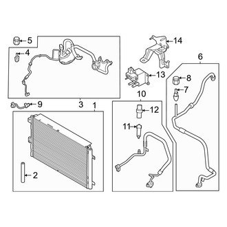 Lincoln OE - Air Conditioner & Heater - Condenser (FULL HYBRID EV-GAS (FHEV))