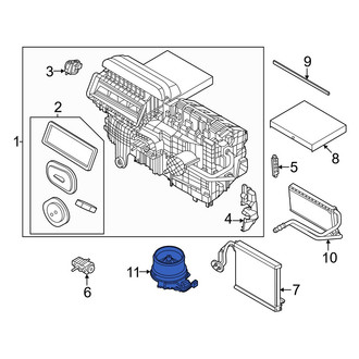 Lincoln OE - HVAC Blower Motor Assembly