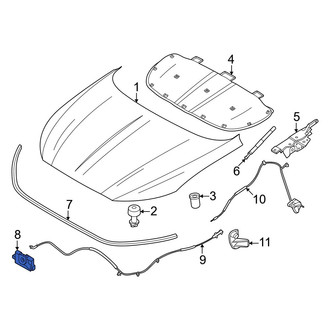 Lincoln OE - Front Hood Latch