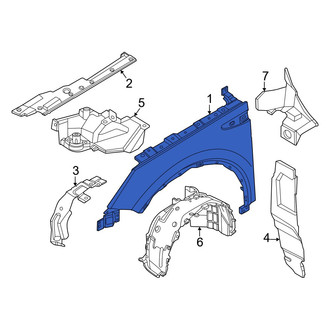 Lincoln OE - Front Left Fender