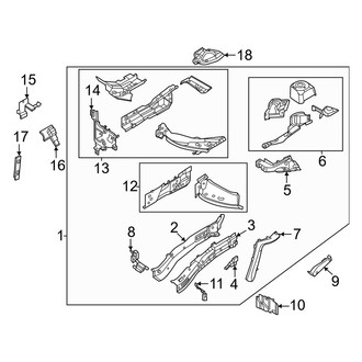Lincoln OE - Fender - Structural Components & Rails