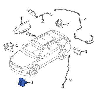 Lincoln OE - Front Lower Radio Antenna Module