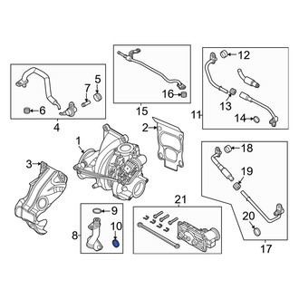 Lincoln OE - Turbocharger Coolant Line Gasket