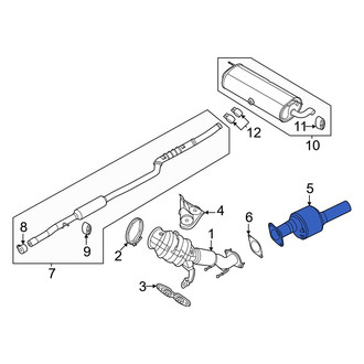 Lincoln OE - Rear Catalytic Converter