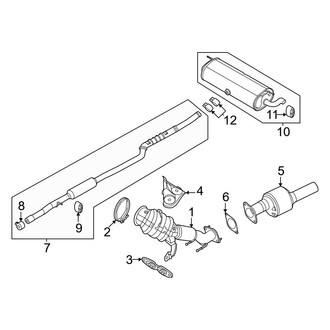 Lincoln OE - Exhaust System - Exhaust Components