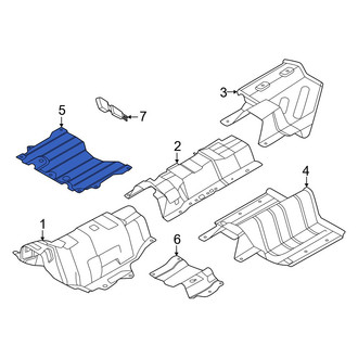 Lincoln OE - Front Floor Pan Heat Shield