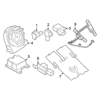 Lincoln OE - Restraint Systems - Air Bag Components (Modules & Sensors)