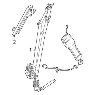 Lincoln OE - Restraint Systems - Front Seat Belts