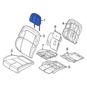 Lincoln OE - Front Left Headrest