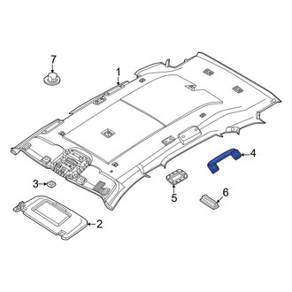 Lincoln OE - Rear Left Interior Grab Bar