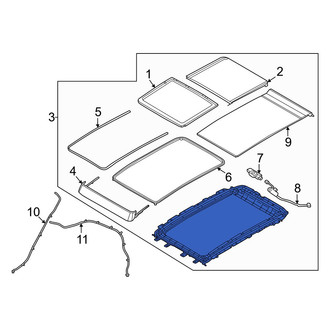 Lincoln OE - Sunroof Frame