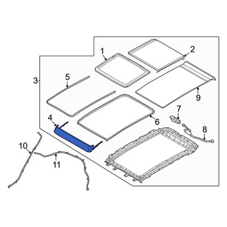 Lincoln OE - Sunroof Deflector