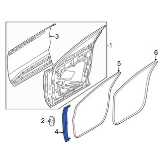 Lincoln OE - Left Door Shell Seal