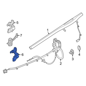 Lincoln OE - Front Right Lower Door Hinge