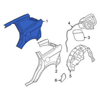 Lincoln OE - Rear Left Inner Quarter Panel