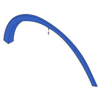 Lincoln OE - Rear Right Wheel Arch Molding