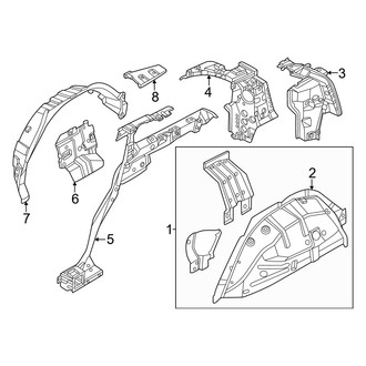 Lincoln OE - Quarter Panel - Inner Structure
