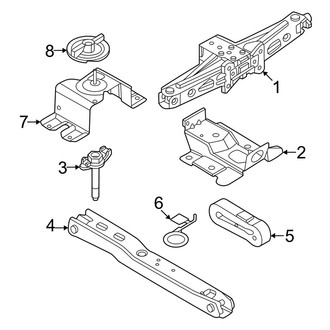 Lincoln OE - Rear Body & Floor - Jack & Components
