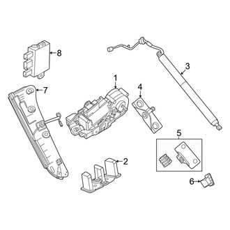 Lincoln OE - Lift Gate - Lock & Hardware