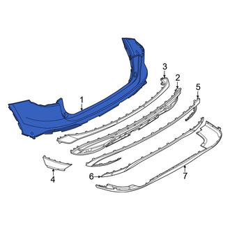 Lincoln OE - Rear Upper Bumper Cover