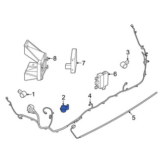 Lincoln OE - Rear Outer Parking Aid Sensor