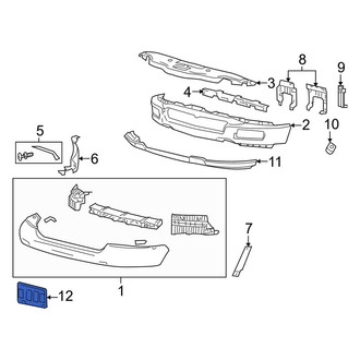 Lincoln OE - Front License Plate Bracket