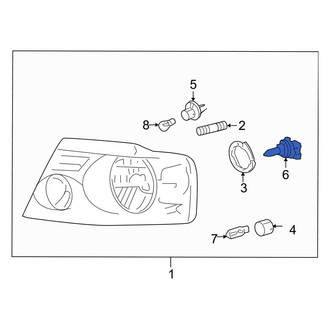 Lincoln OE - Front Headlight Bulb