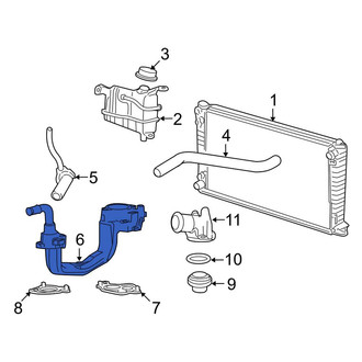 Lincoln OE - Lower Engine Coolant Thermostat Housing