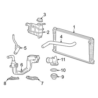 Lincoln OE - Cooling - Radiator & Components