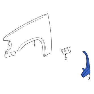 Lincoln OE - Front Right Stone Deflector
