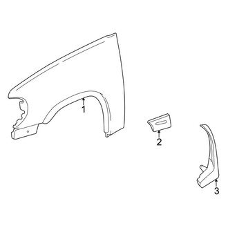Lincoln OE - Fender - Exterior Trim