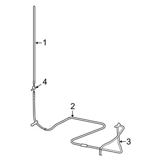 Lincoln OE - Electrical - Antenna (W/O Satellite System)