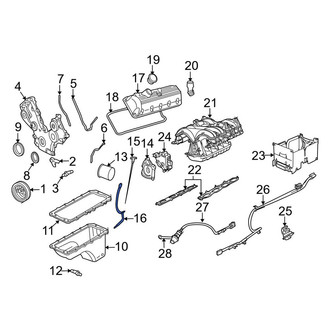 Lincoln OE - Engine Oil Dipstick Tube