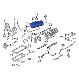 Lincoln OE - Left Engine Valve Cover