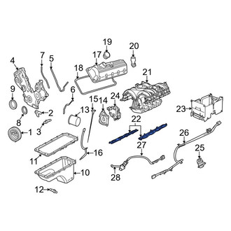 Lincoln OE - Right Engine Intake Manifold Gasket