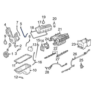 Lincoln OE - Center Engine Timing Cover Gasket