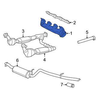 Lincoln OE - Left Exhaust Manifold