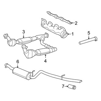 Lincoln OE - Exhaust System - Exhaust Components
