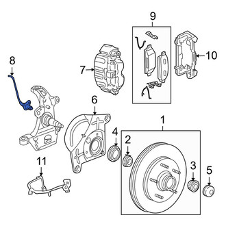 Lincoln OE - Rear ABS Wheel Speed Sensor