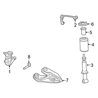 Lincoln OE - Front Suspension - Suspension Components (RWD)
