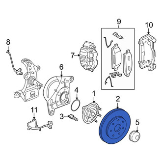 Lincoln OE - Front Disc Brake Rotor
