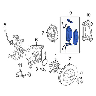 Lincoln OE - Front Disc Brake Pad Set