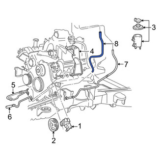 Lincoln OE - Power Steering Return Hose