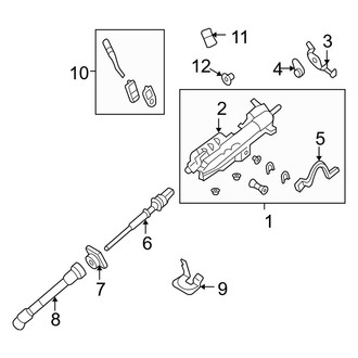 Lincoln OE - Steering Column - Housing & Components