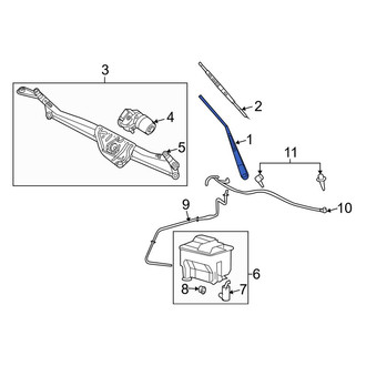 Lincoln OE - Right Wiper Arm