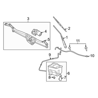 Lincoln OE - Windshield - Wiper & Washer Components