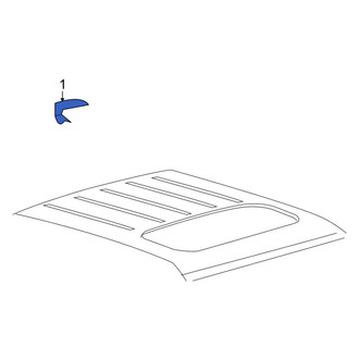 Lincoln OE - Left Roof Molding