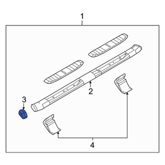 Lincoln OE - Running Board End Cap