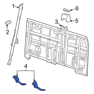 Lincoln OE - Front Left Seat Belt Receptacle